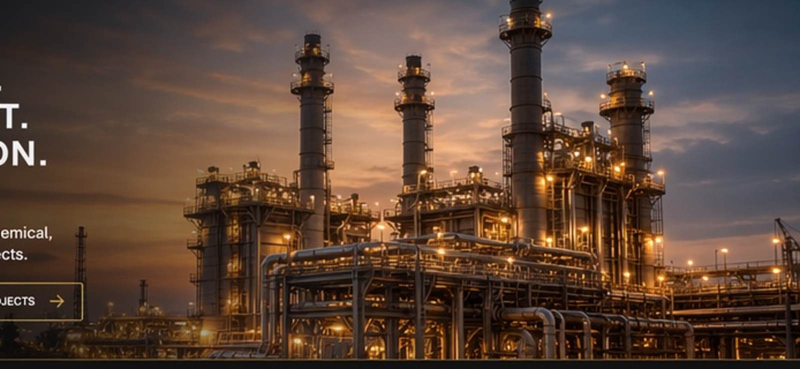 Industrial plant background